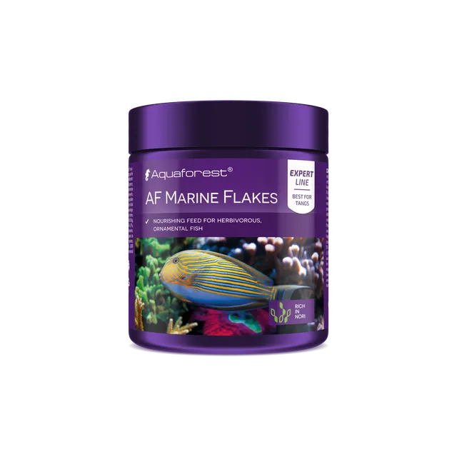 Aquaforest AF Marine Flakes fiocchi pesci marini nori spirulina colore