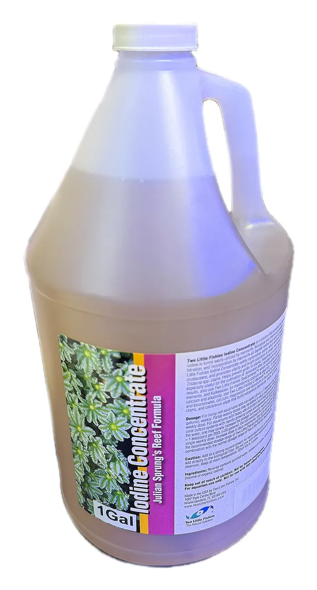 Two Little Fishies Iodine Concentrate integratore iodio 1 gallone reef