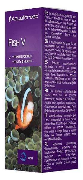 Aquaforest Fish V integratore vitamine pesci marini dolci