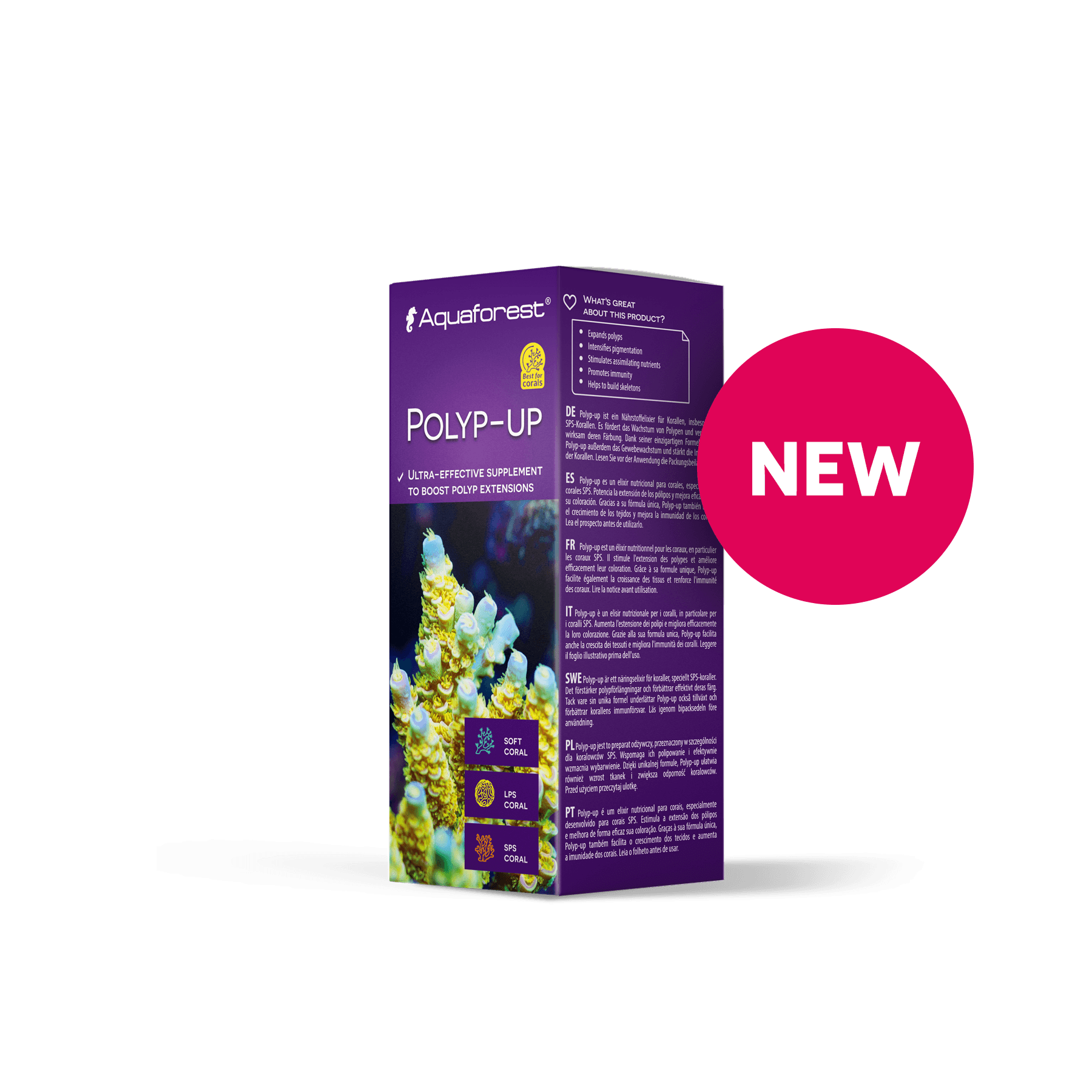 Aquaforest Polyp Up integratore coralli estensione polipi