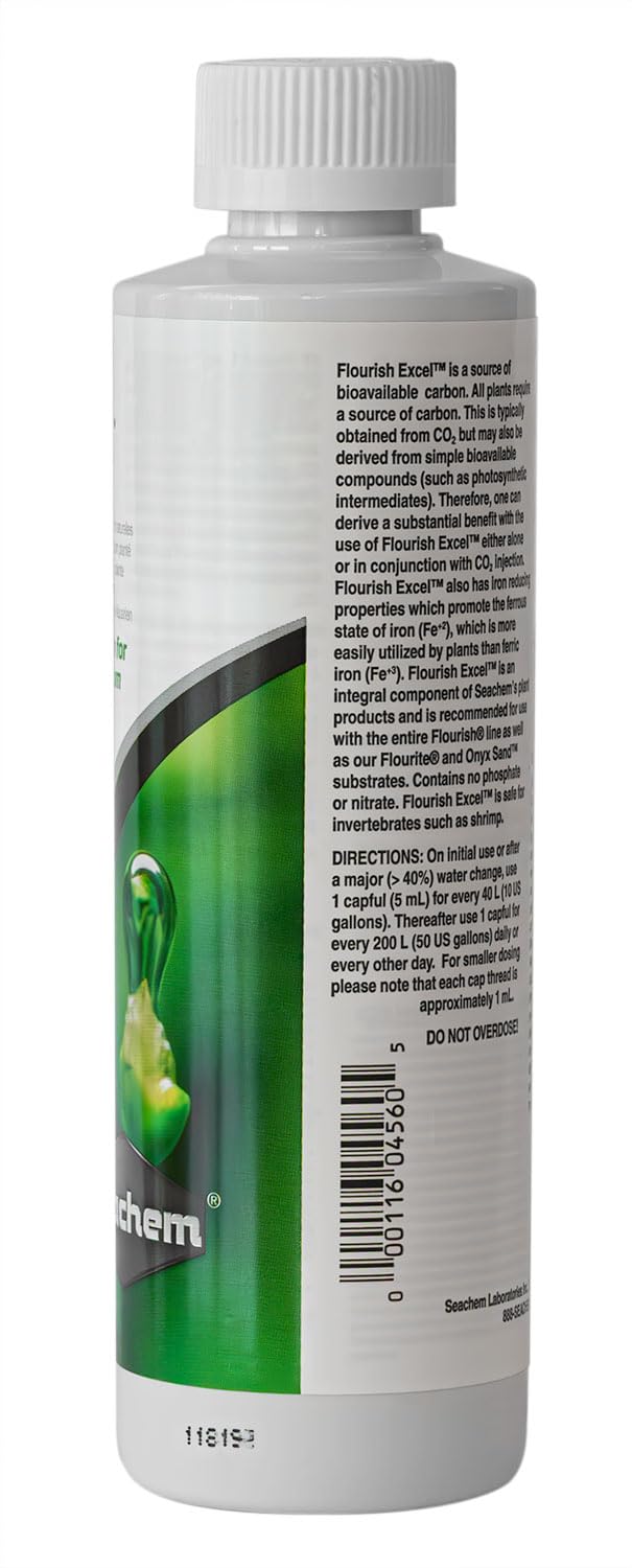 Seachem Flourish Excel carbonio liquido 250 ml CO2