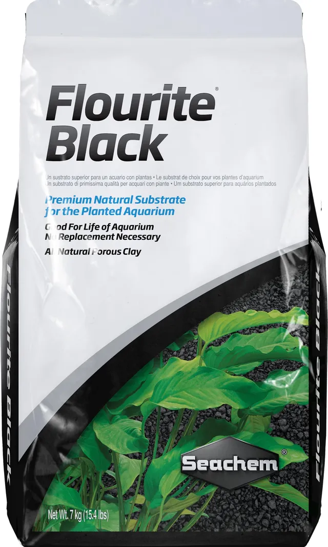 Seachem Flourite Black sabbia acquario 7 kg fondo nero