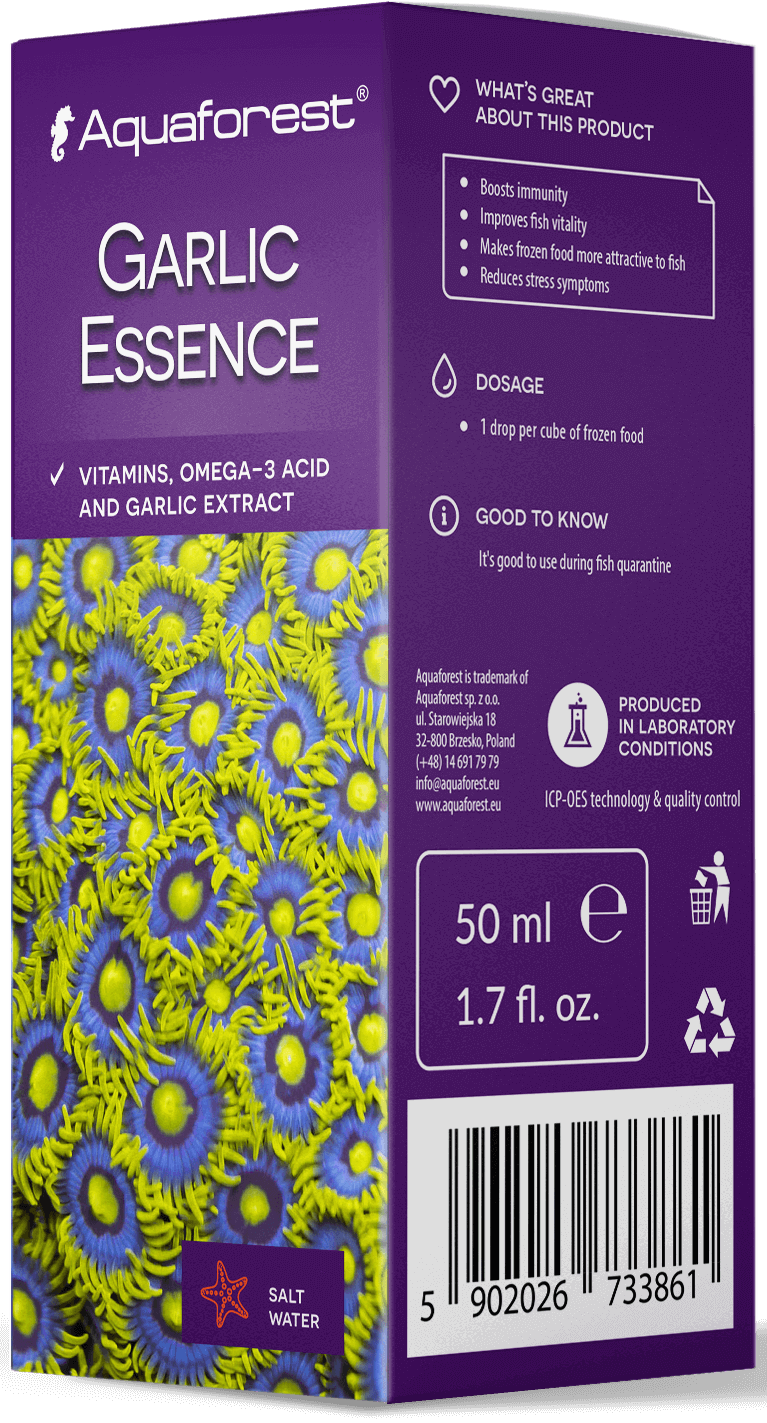 Aquaforest Garlic Essence integratore aglio pesci marini