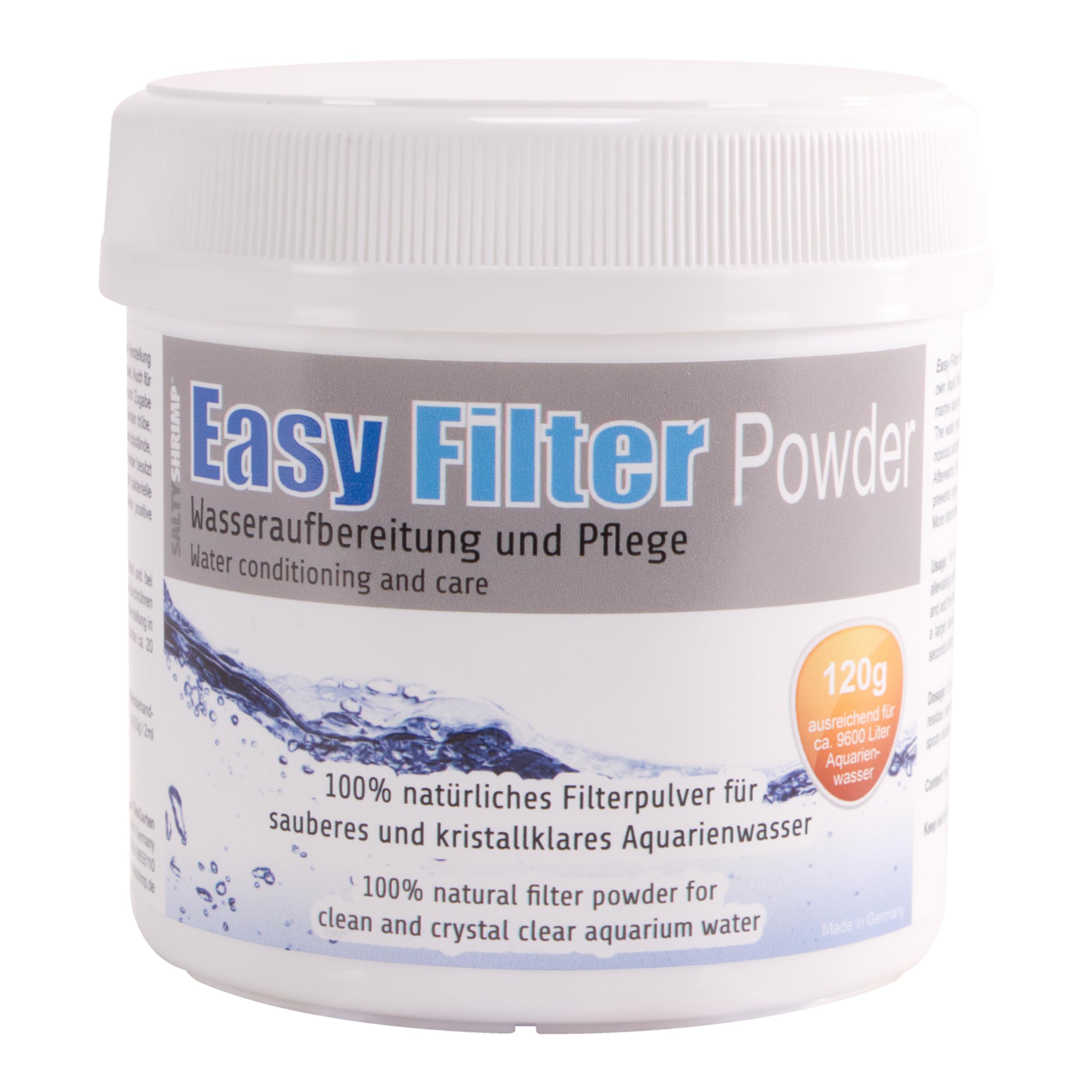 SaltyShrimp Easy Filter Powder 120 g filtro liquido cloro