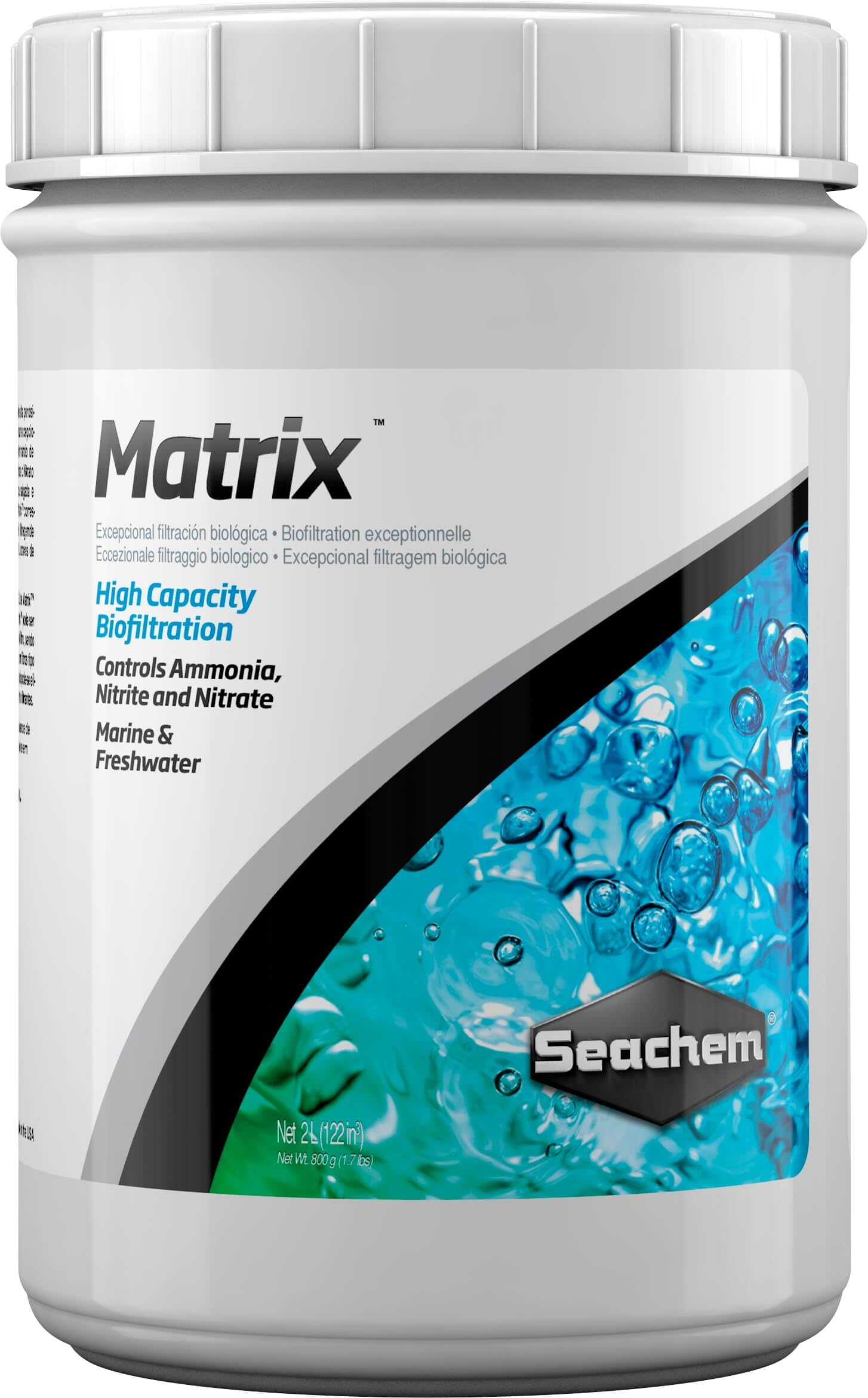 Seachem Matrix Filtro Biologico 250 ml Dolce Marino