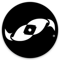 Two Little Fishies TLF Circle Logo Sticker adesivo circolare