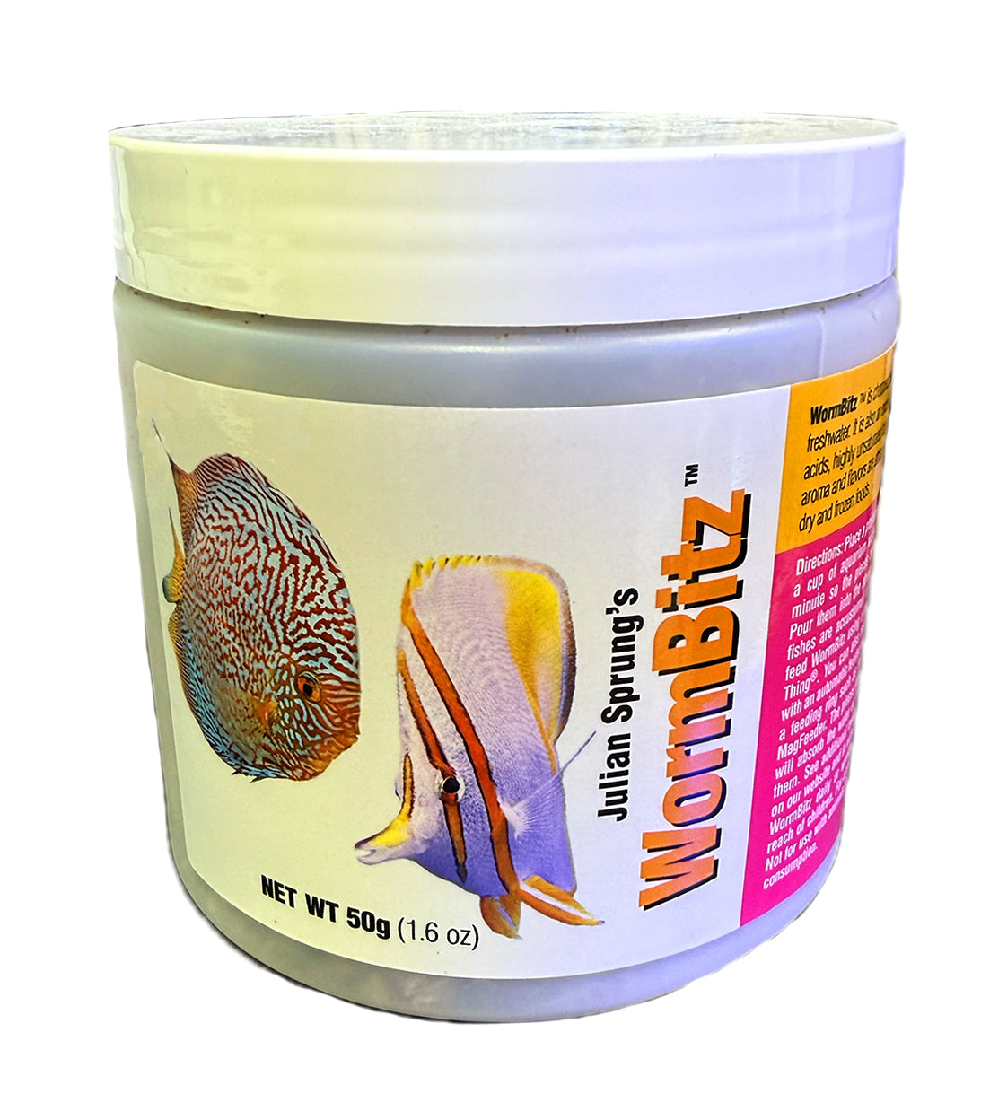 Two Little Fishies WormBitz mangime vermi liofilizzati 50g