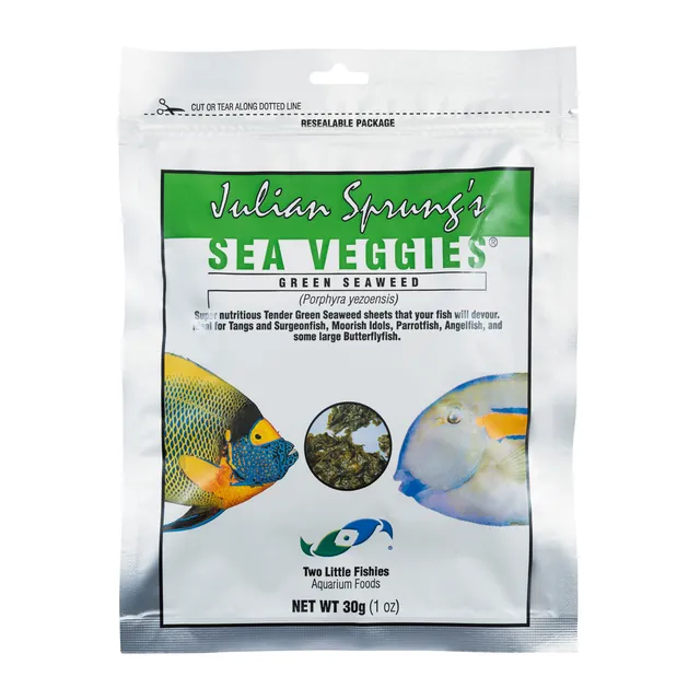 Two Little Fishies SeaVeggies Green Seaweed mangime 30g
