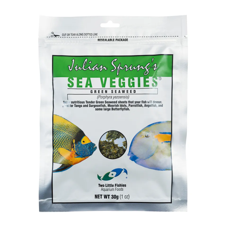 Two Little Fishies SeaVeggies Green Seaweed mangime 30g