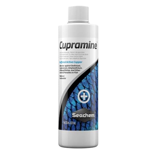 Seachem Cupramine trattamento rame 250 ml parassiti