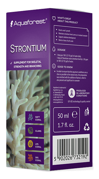 Aquaforest Lab Strontium integratore stronzio reef coralli