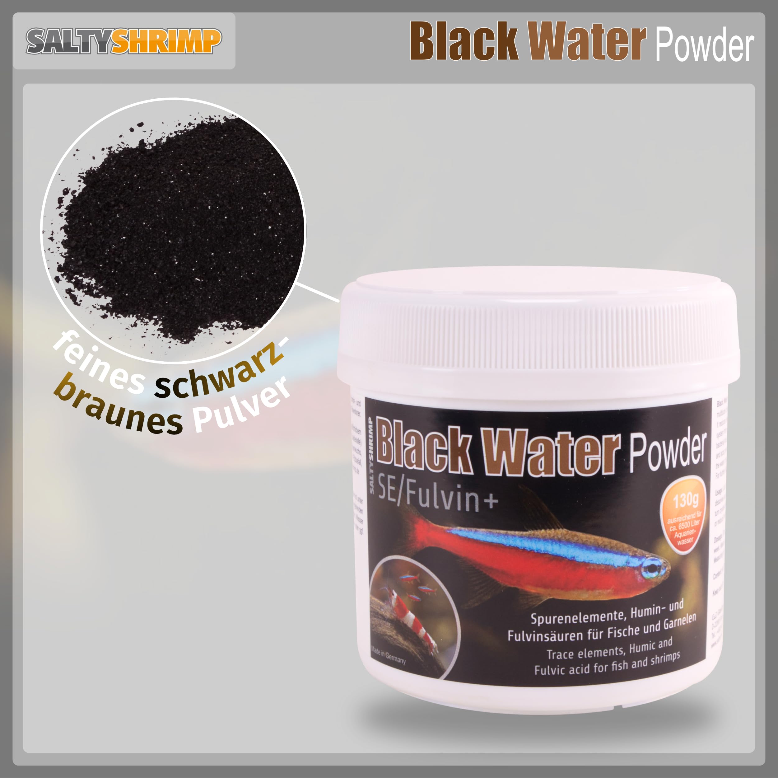 SaltyShrimp Black Water Powder SE condizionatore 130 g