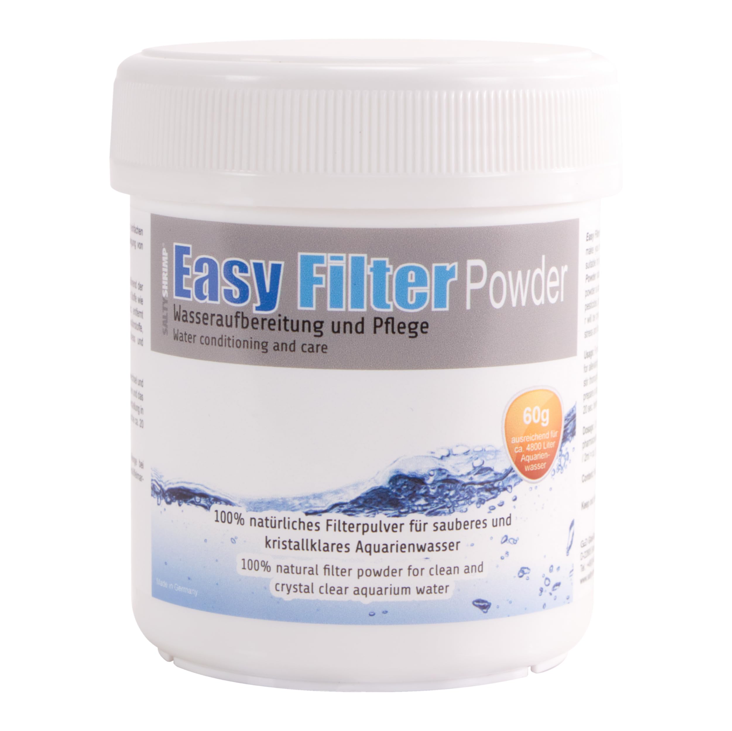 SaltyShrimp Easy Filter Powder 60 g filtro liquido cloro