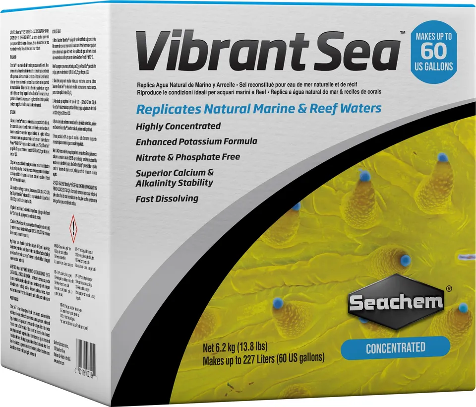 Seachem Vibrant Sea sale marino 6,2 kg per reef
