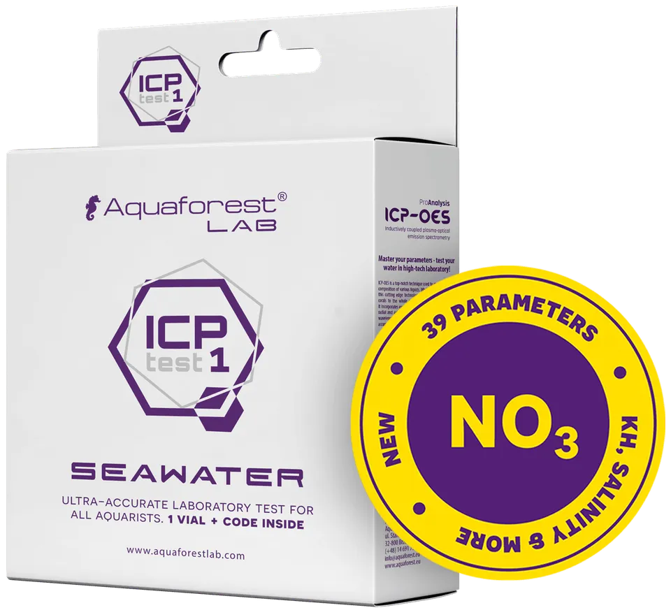 Aquaforest ICP Test 1 test acqua marina 39 parametri