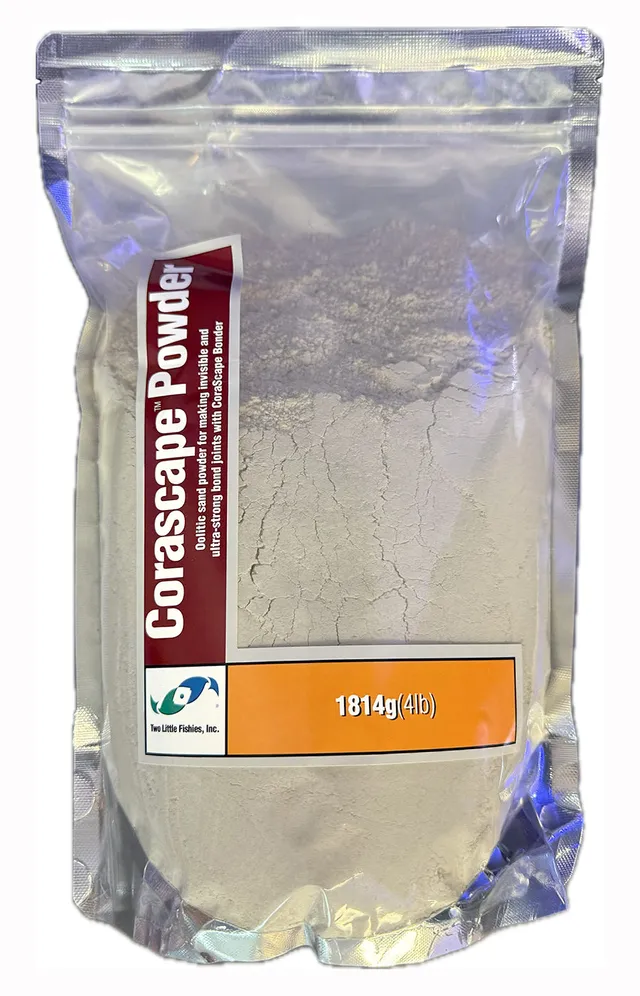 Two Little Fishies CoraScape Powder polvere oolitica 4 Lb rocce