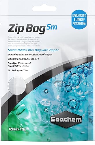 Seachem Borsa filtro zip rete 12x5 cm carbone