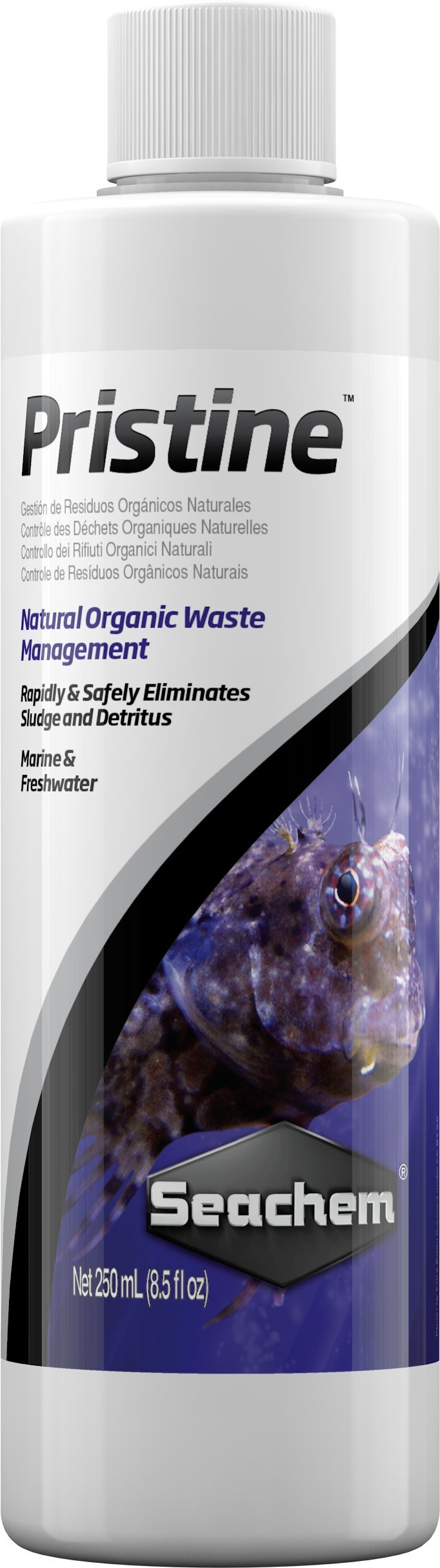 Seachem Pristine batteri acquario 250 ml detriti