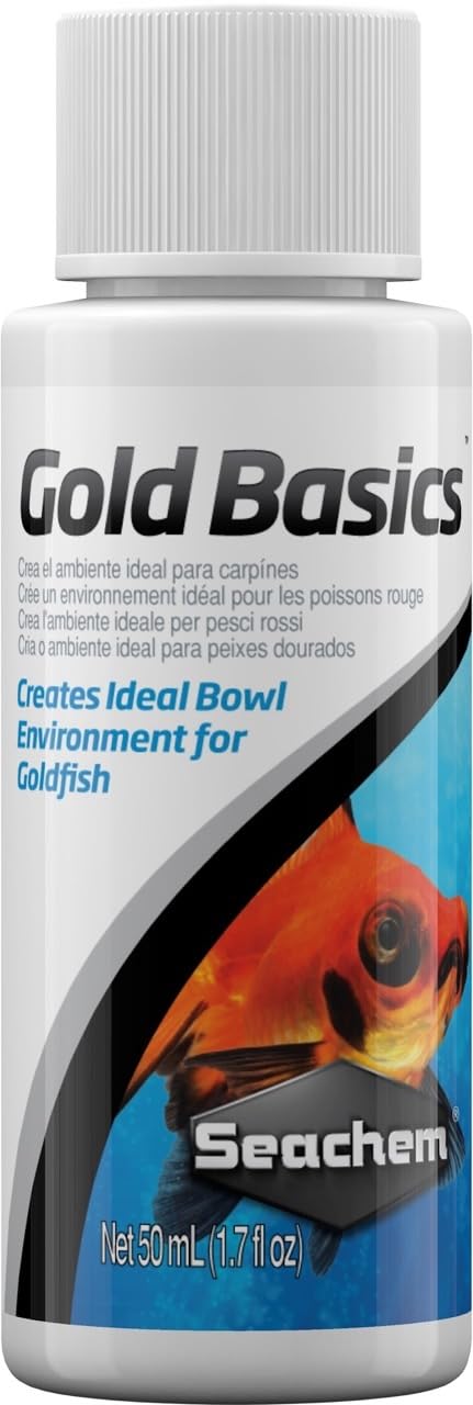 Seachem Gold Basics condizionatore 50 ml pesci rossi pH 7