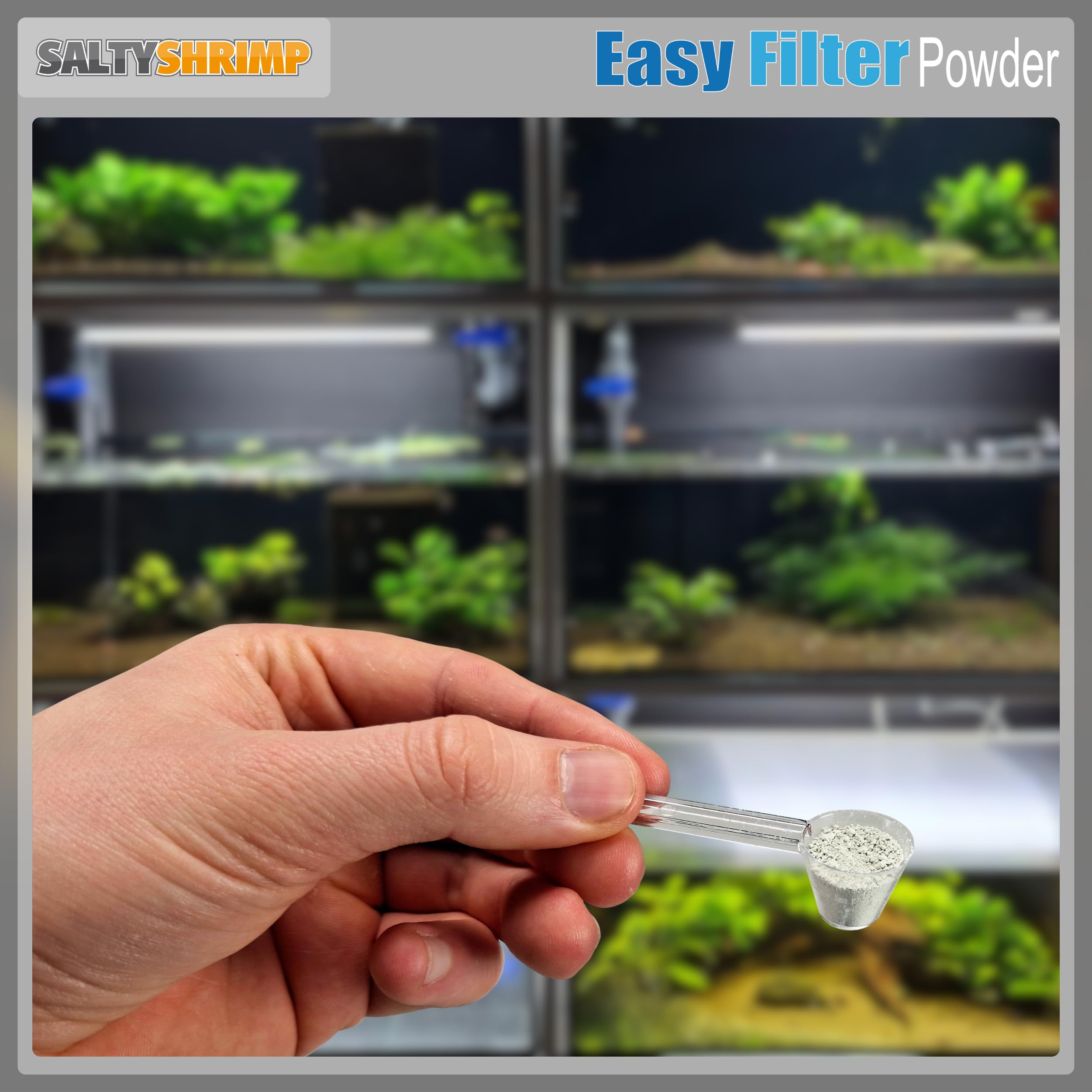 SaltyShrimp Easy Filter Powder 120 g filtro liquido cloro