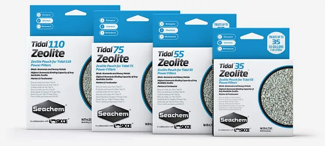 Seachem Tidal 110 zeolite materiale filtrante ammoniaca