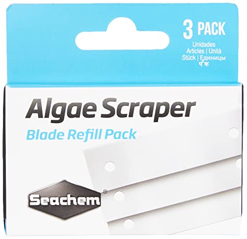 Seachem Lame ricambio raschietto alghe vetro 3 pezzi 0207742