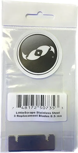 Two Little Fishies LittleScrape lame inox 0,5 mm 3 pz