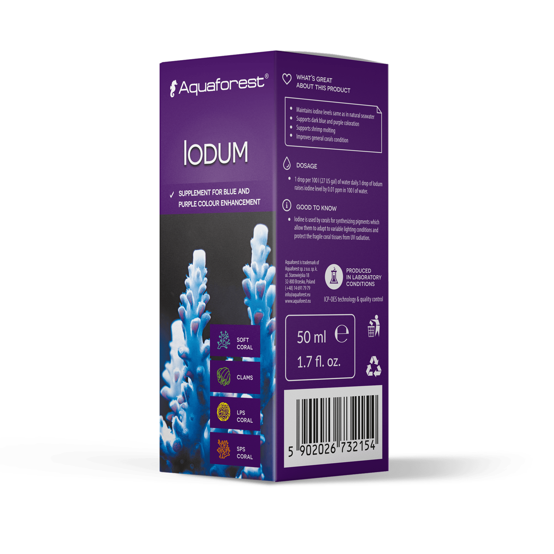Aquaforest Lab Iodum integratore iodio reef gocce