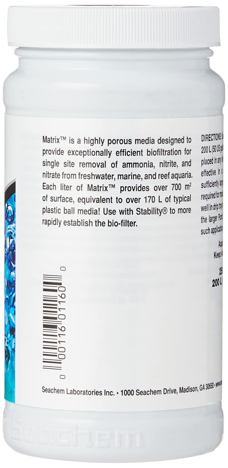 Seachem Matrix Filtro Biologico 250 ml Dolce Marino
