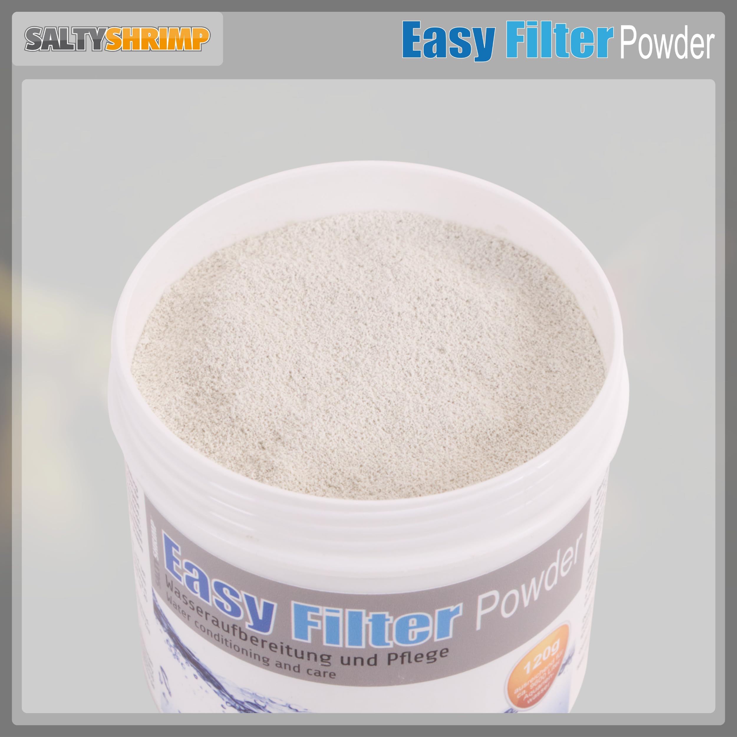 SaltyShrimp Easy Filter Powder 120 g filtro liquido cloro