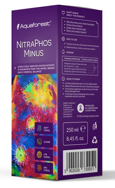 Aquaforest NitraPhos Minus antinitrati fosfati 250 ml
