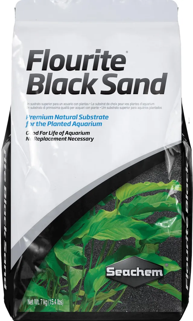 Seachem Flourite Black Sand Sabbia Nera Substrato
