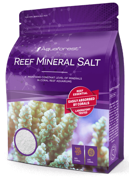 Aquaforest Reef Mineral Salt sale marino reef senza NaCl