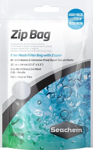 Seachem Borsa filtro zip rete 12x5 cm carbone