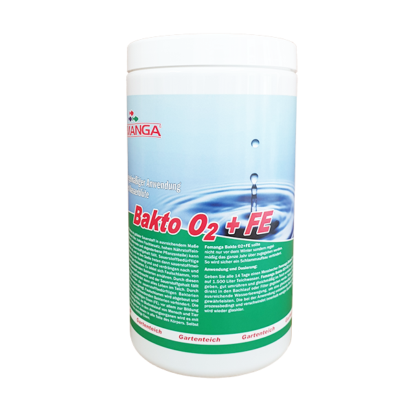 Femanga Gartenteich Bakto O2 + Fe batteri laghetto
