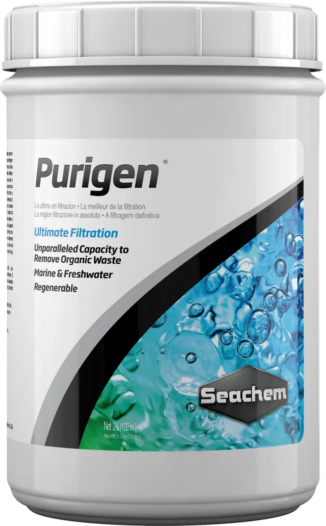 Seachem Purigen resina filtrante rigenerabile 2 L