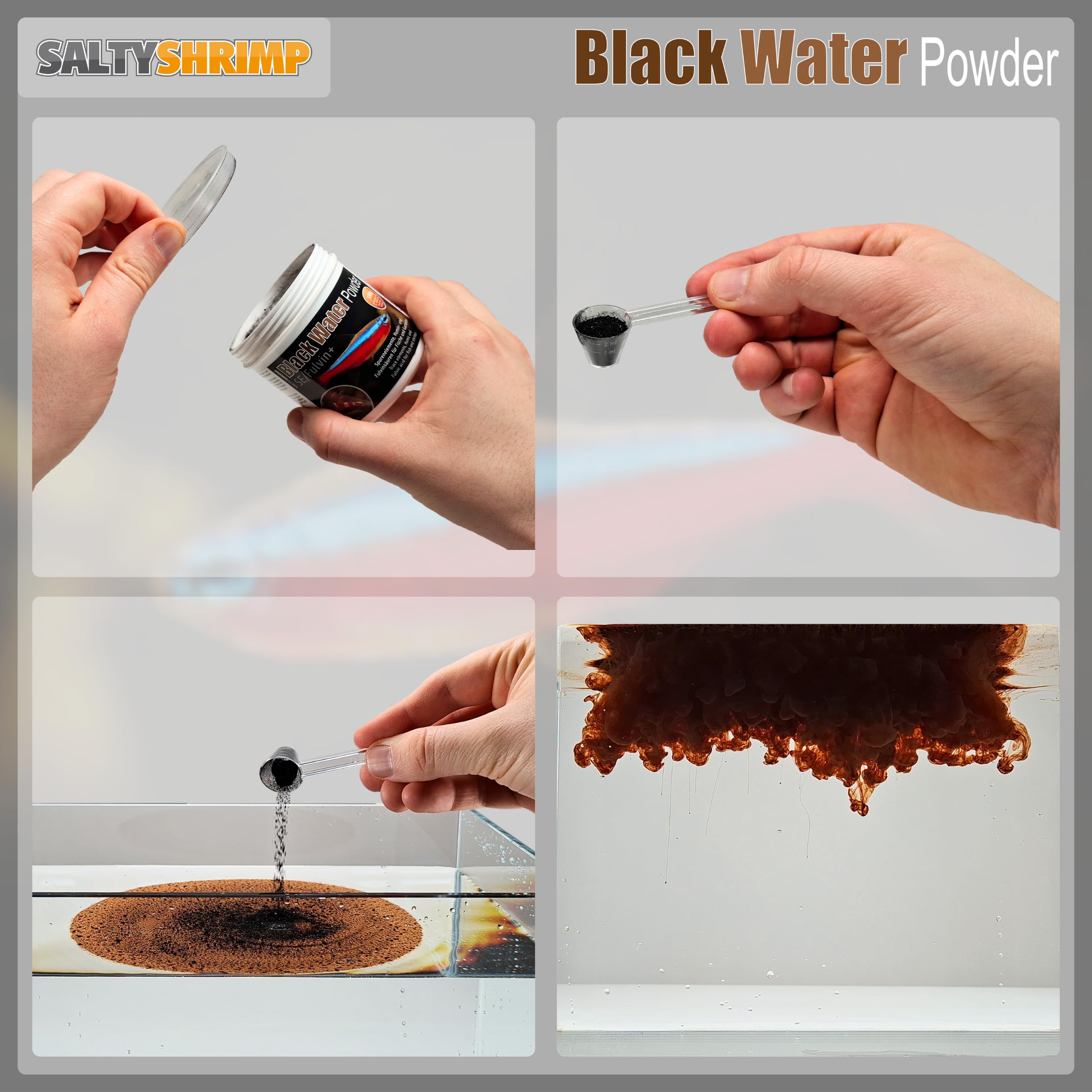 SaltyShrimp Black Water Powder SE condizionatore 130 g