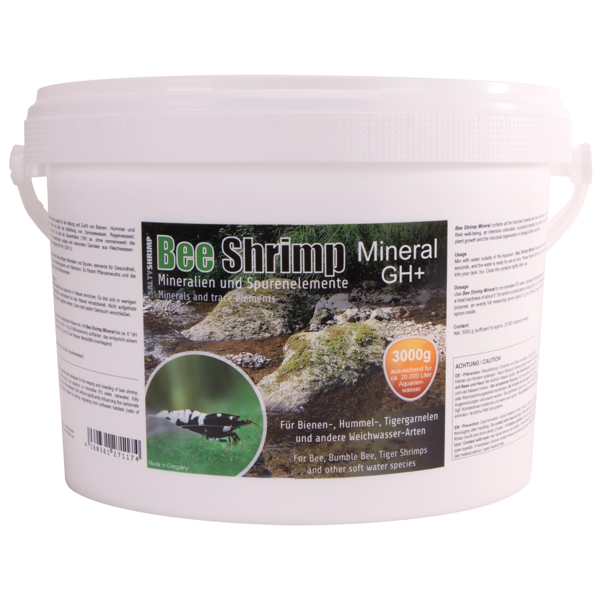 SaltyShrimp Bee Shrimp Mineral GH+ sale minerale acqua osmosi GH