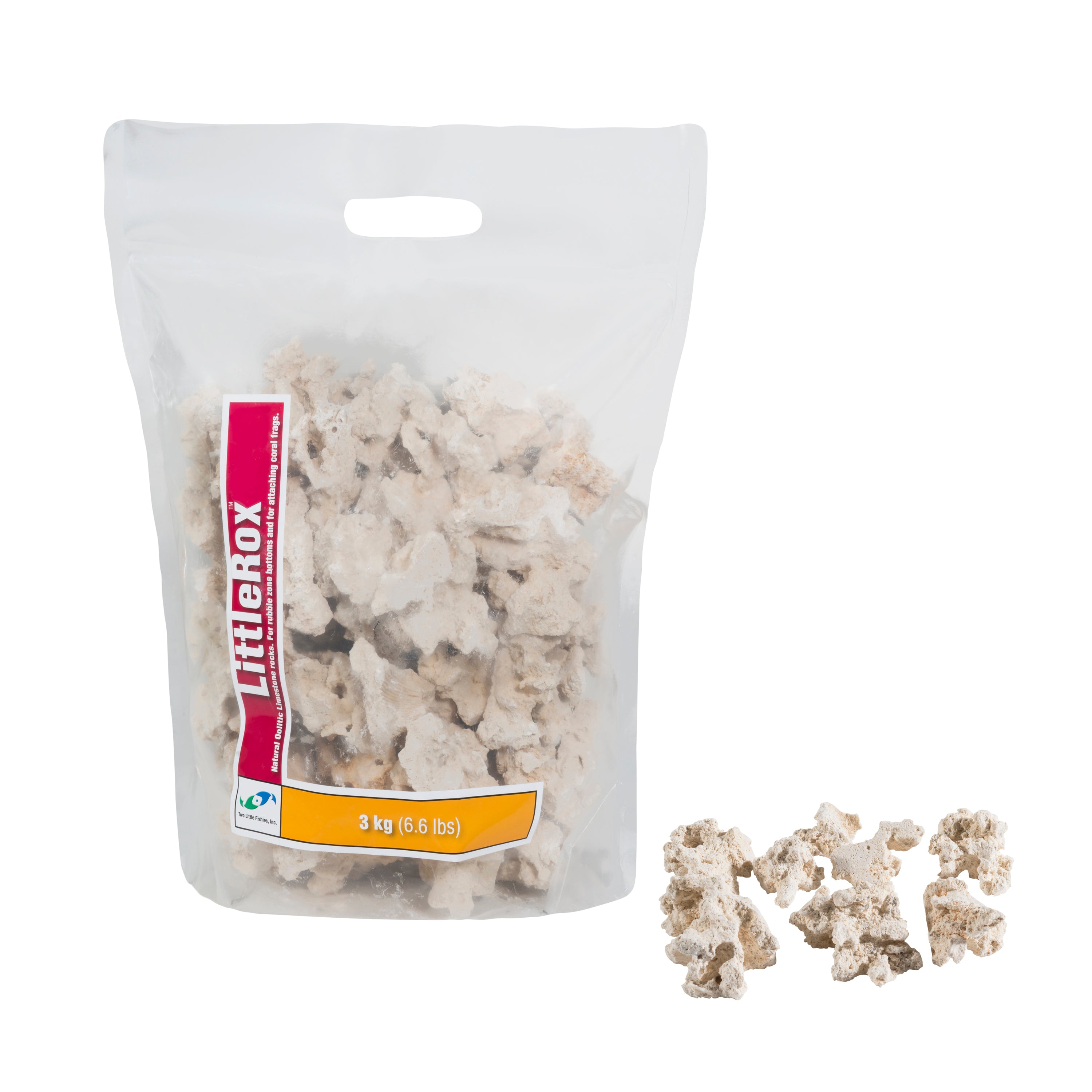Two Little Fishies LittleRox rocce calcaree 3 kg base frags