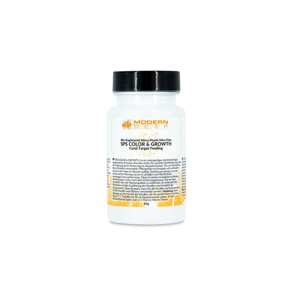 Modern Reef SPS Color Growth cibo coralli 65g micro