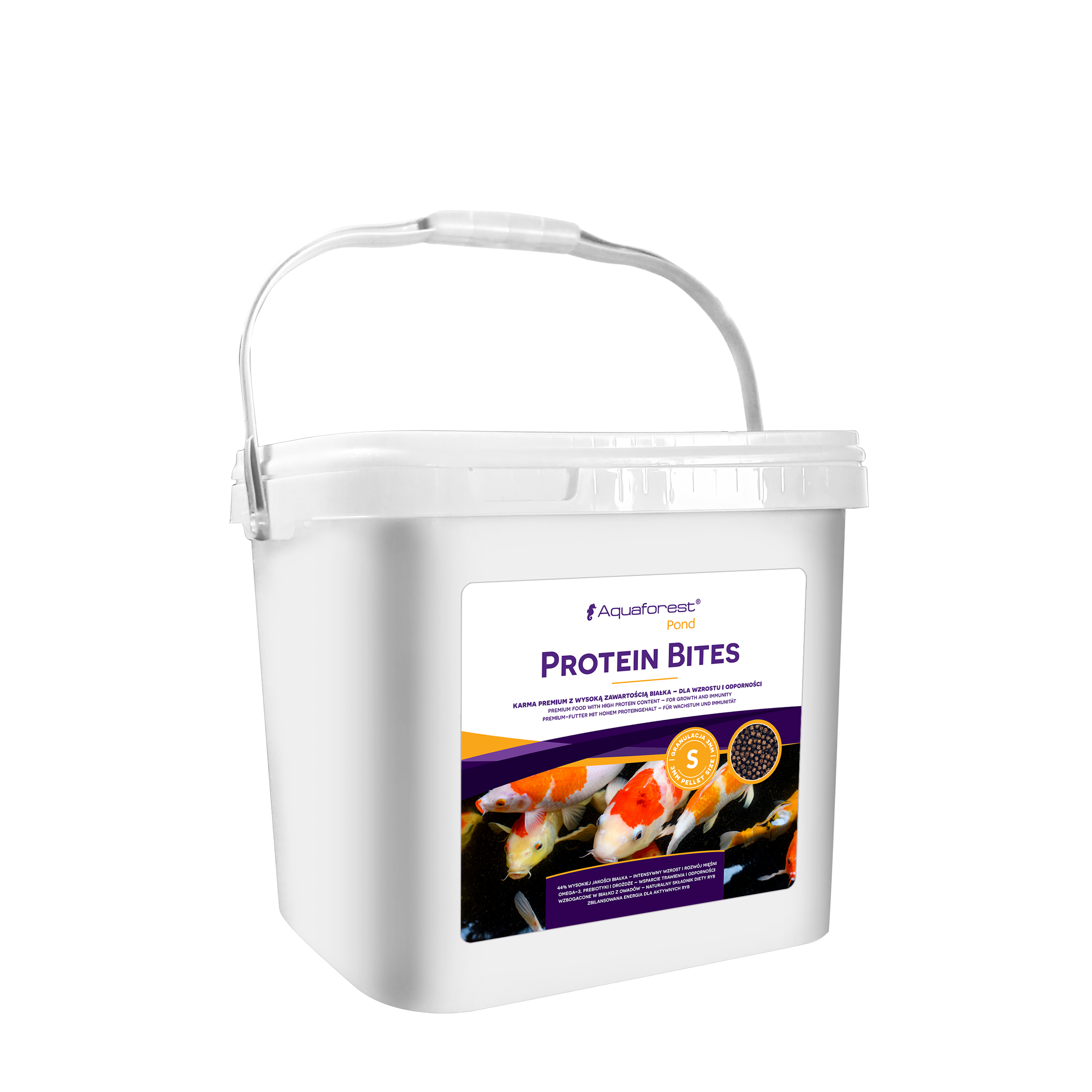 Aquaforest Protein Bites S mangime laghetto 44% proteine