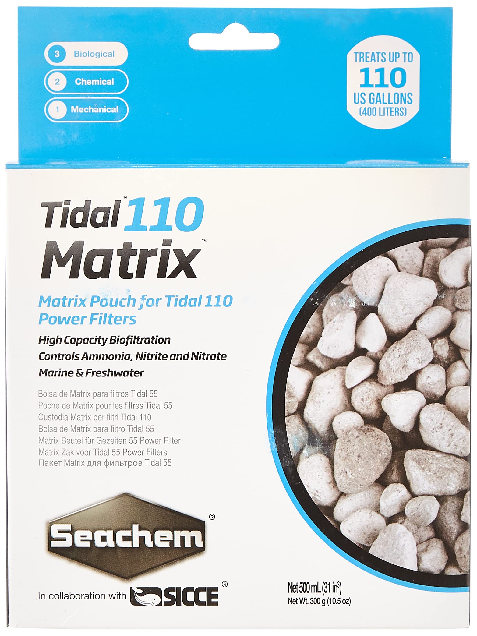 Seachem Tidal 110 Matrix materiale filtrante biologico