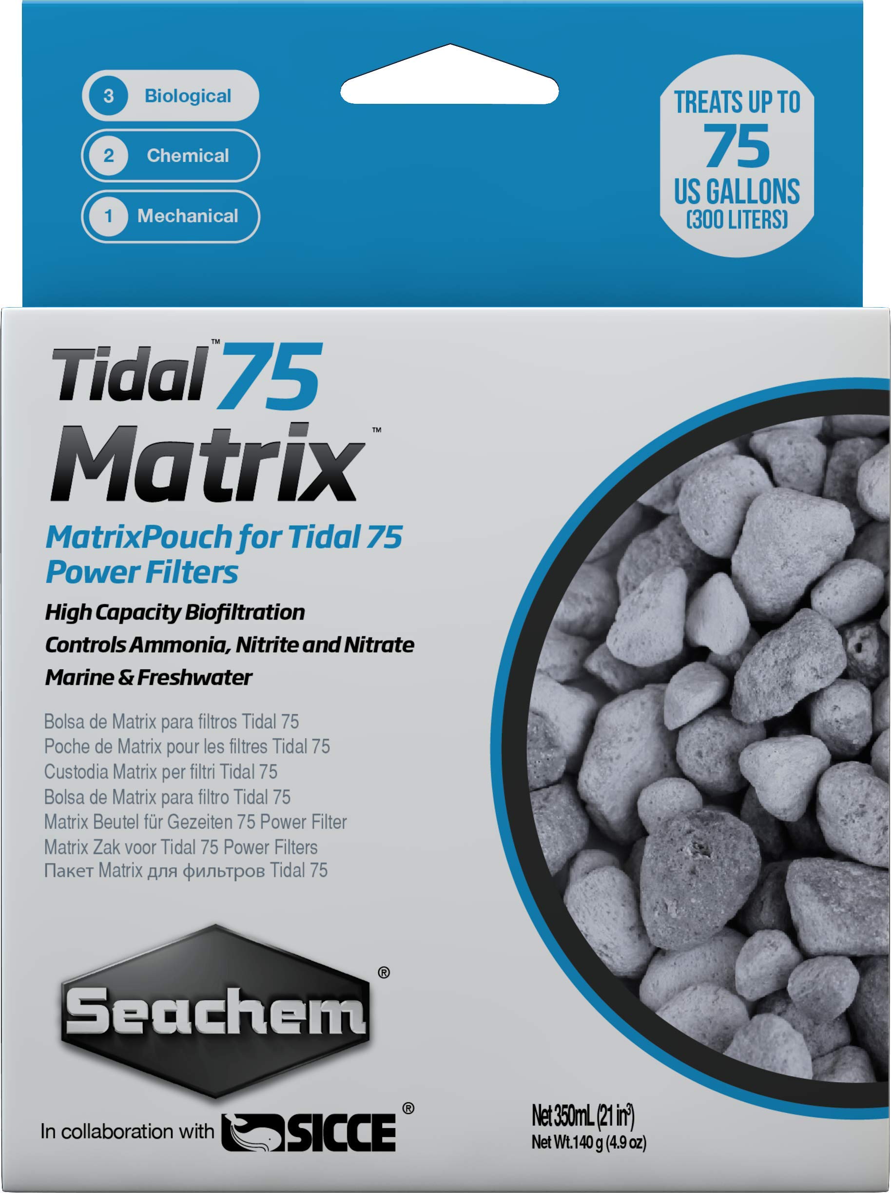Seachem Tidal 75 Matrix materiale filtrante 350 ml
