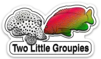 Two Little Fishies Groupies adesivo sticker logo