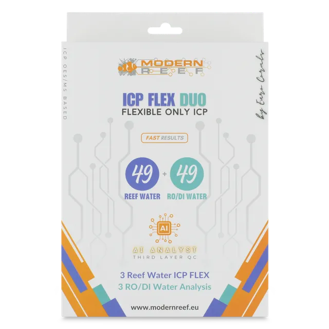 Modern Reef ICP Flex Duo Test Acqua Reef 3+3 Set