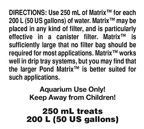 Seachem Matrix 250 ml materiale filtrante biologico pietra