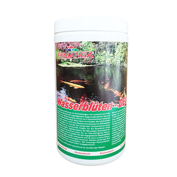 Femanga Gartenteich Wasserblüten Deaktiv acqua verde laghetto