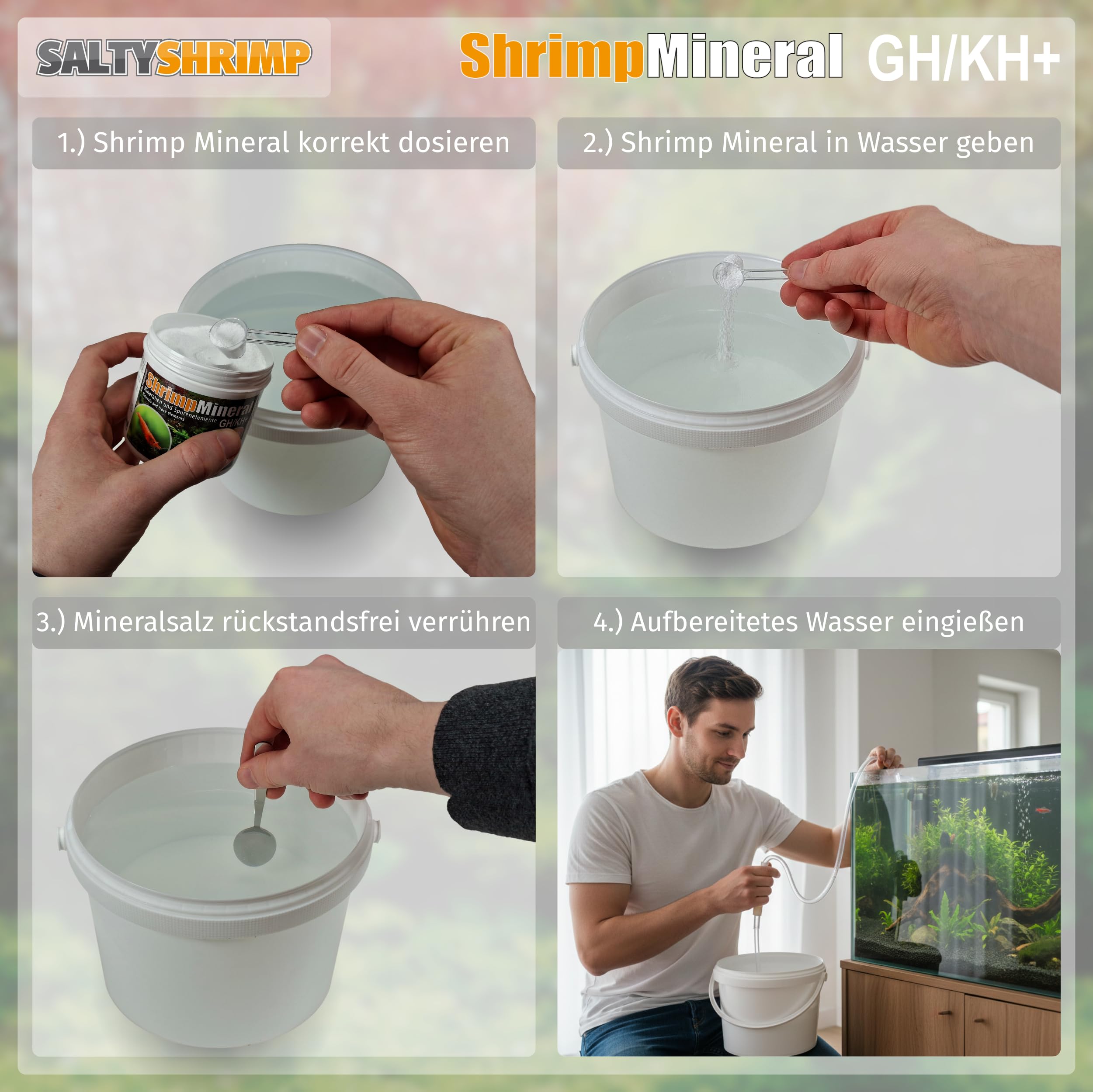 SaltyShrimp Shrimp Mineral GH/KH+ sali 2,55 kg pH neutro