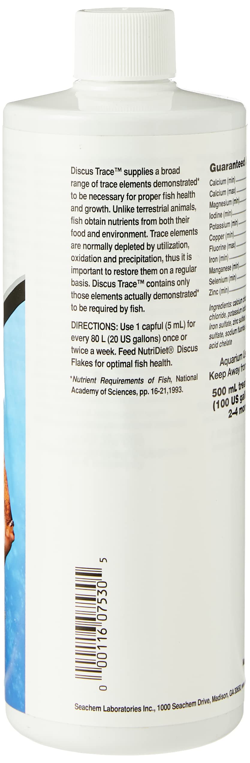 Seachem Discus Trace Integratore Discus 500 ml Microelementi