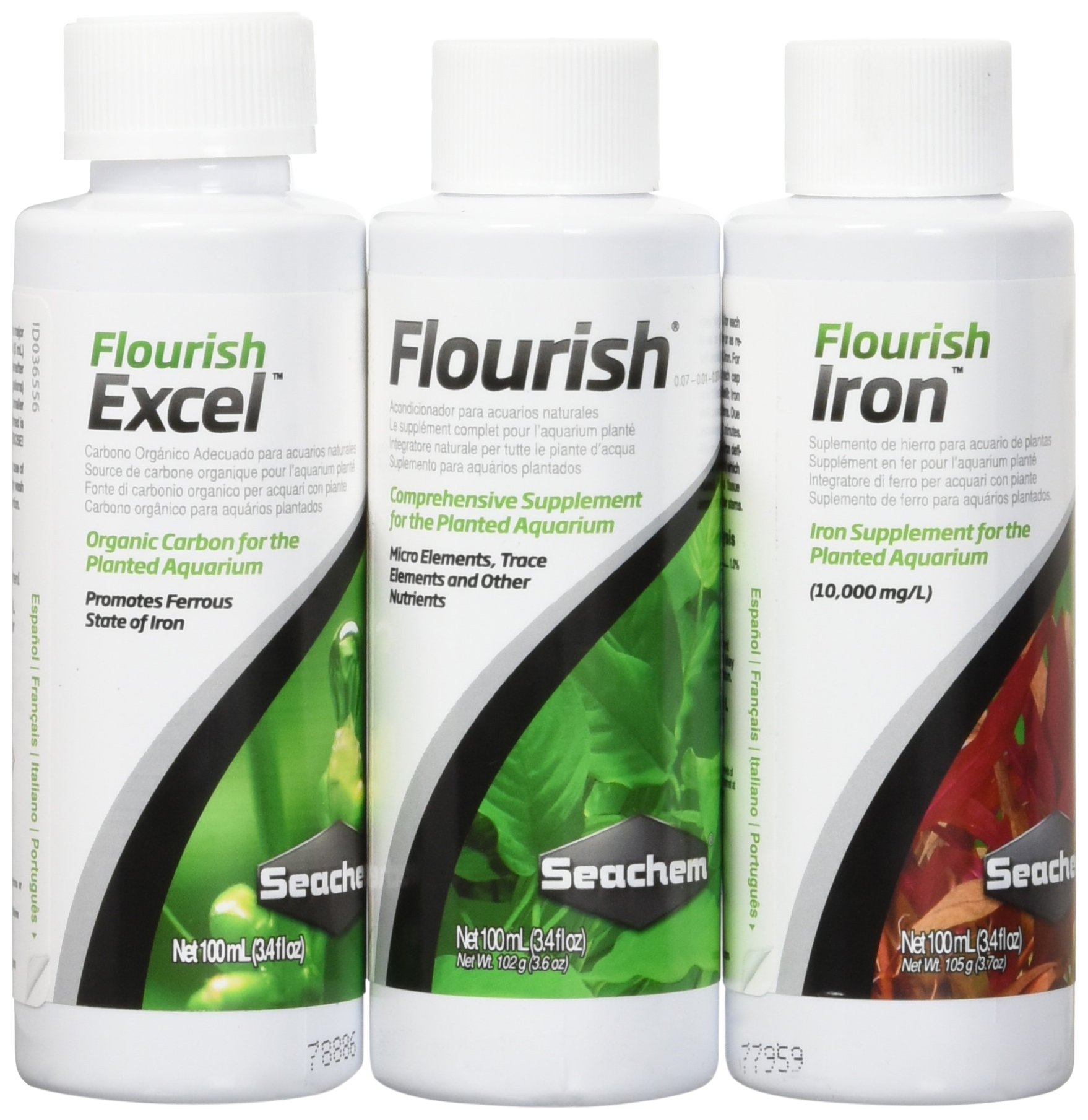 Seachem Plant Supplements Plant Pack kit 3x100ml ferro